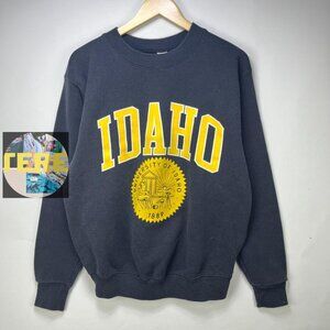Idaho University Vandals Shirt Sweatshirt Retro navy y2k